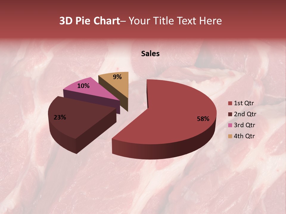 Uncooked Cooking Close Up PowerPoint Template