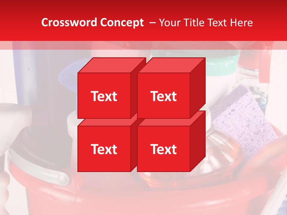 Sponge Upkeep Maid PowerPoint Template