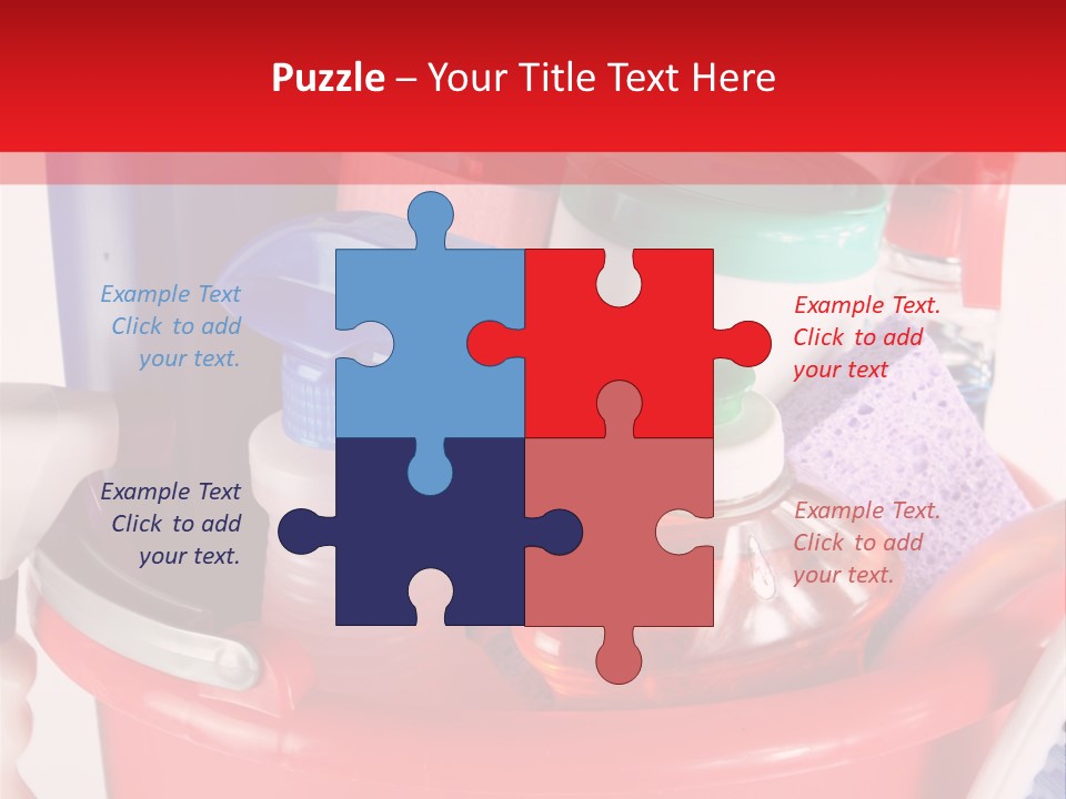 Sponge Upkeep Maid PowerPoint Template