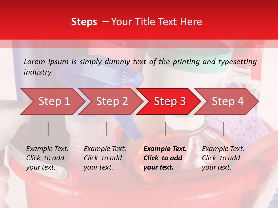 Sponge Upkeep Maid PowerPoint Template