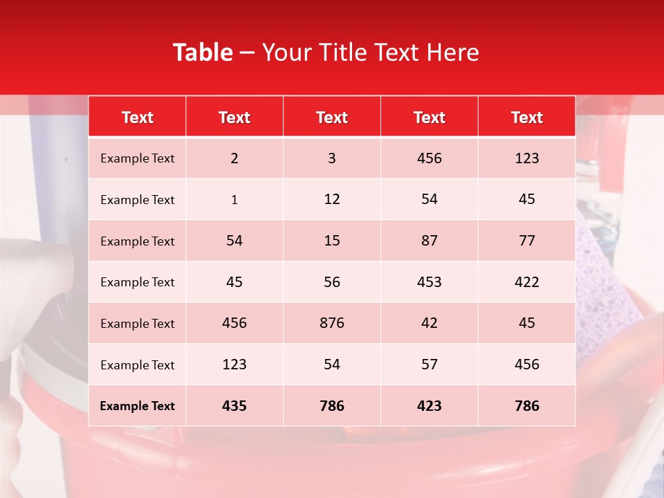 Sponge Upkeep Maid PowerPoint Template