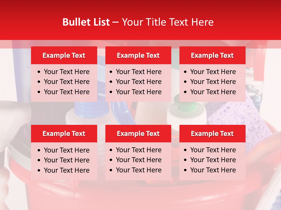 Sponge Upkeep Maid PowerPoint Template