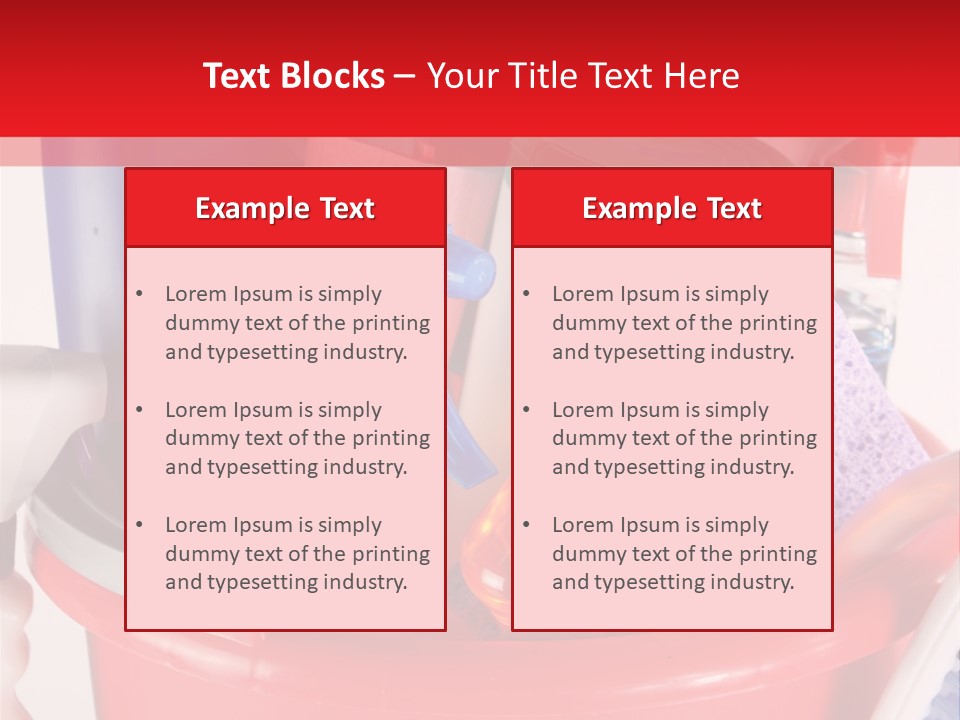 Sponge Upkeep Maid PowerPoint Template