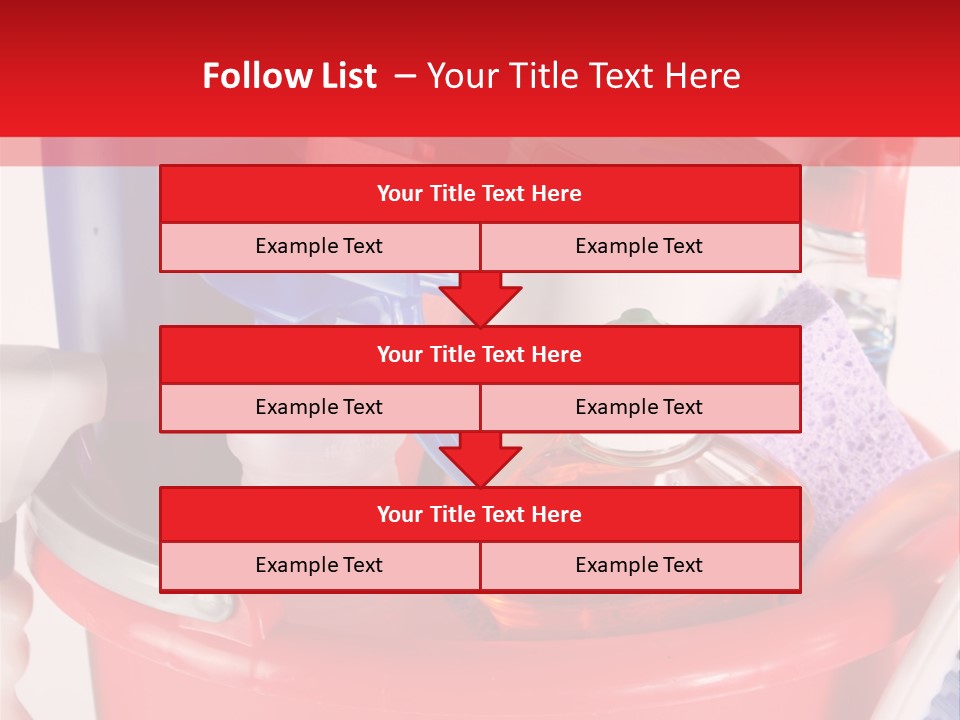 Sponge Upkeep Maid PowerPoint Template