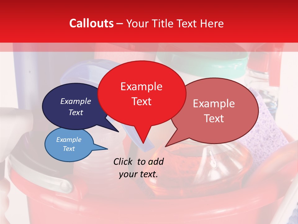 Sponge Upkeep Maid PowerPoint Template