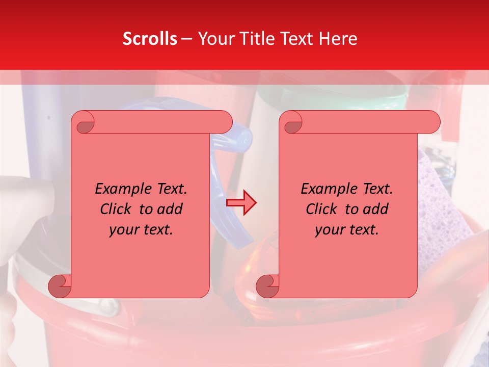 Sponge Upkeep Maid PowerPoint Template