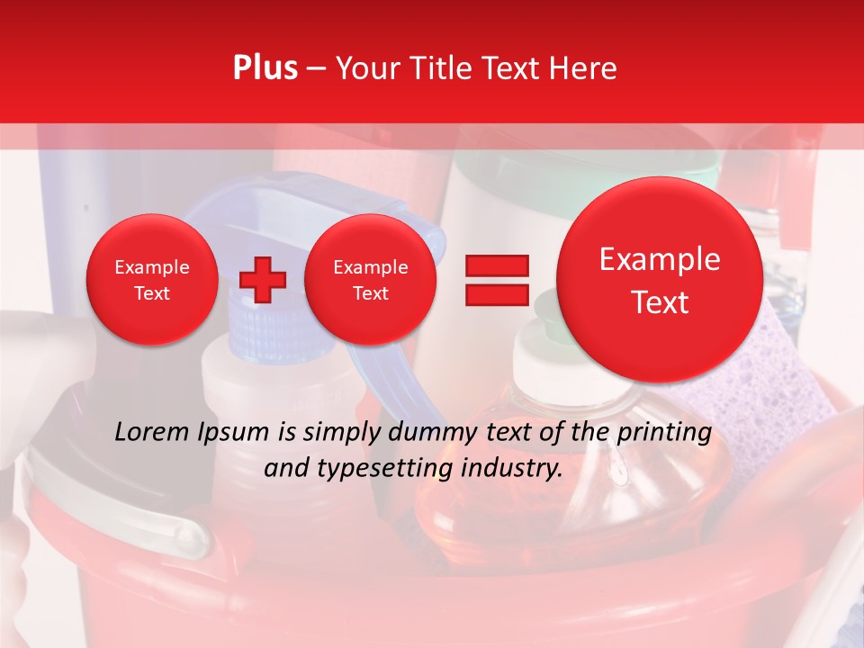 Sponge Upkeep Maid PowerPoint Template