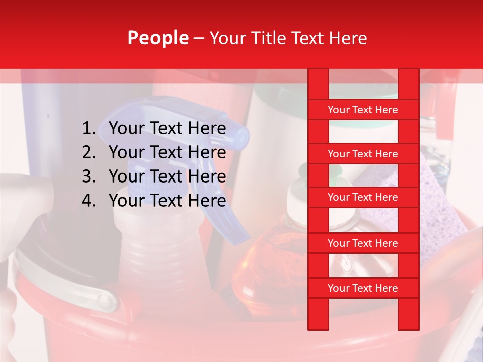 Sponge Upkeep Maid PowerPoint Template