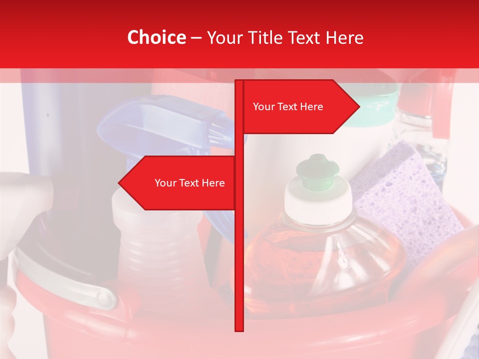 Sponge Upkeep Maid PowerPoint Template