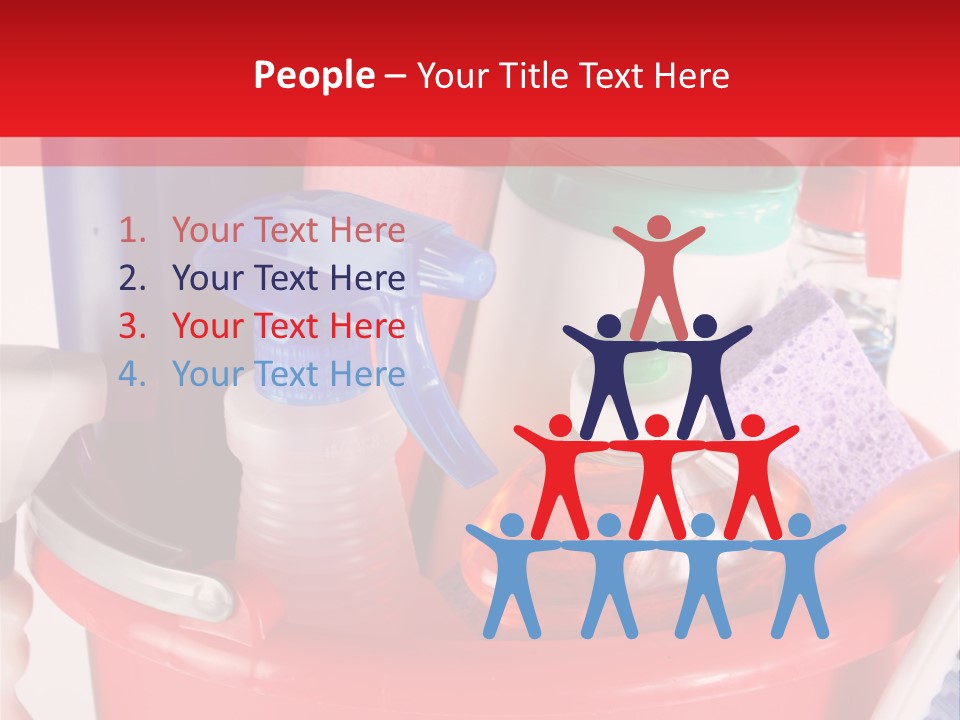 Sponge Upkeep Maid PowerPoint Template