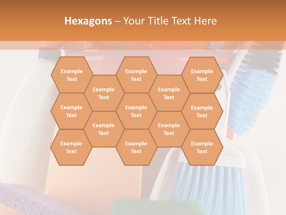 Bucket Housework Polish PowerPoint Template