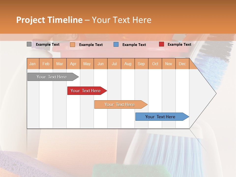 Bucket Housework Polish PowerPoint Template