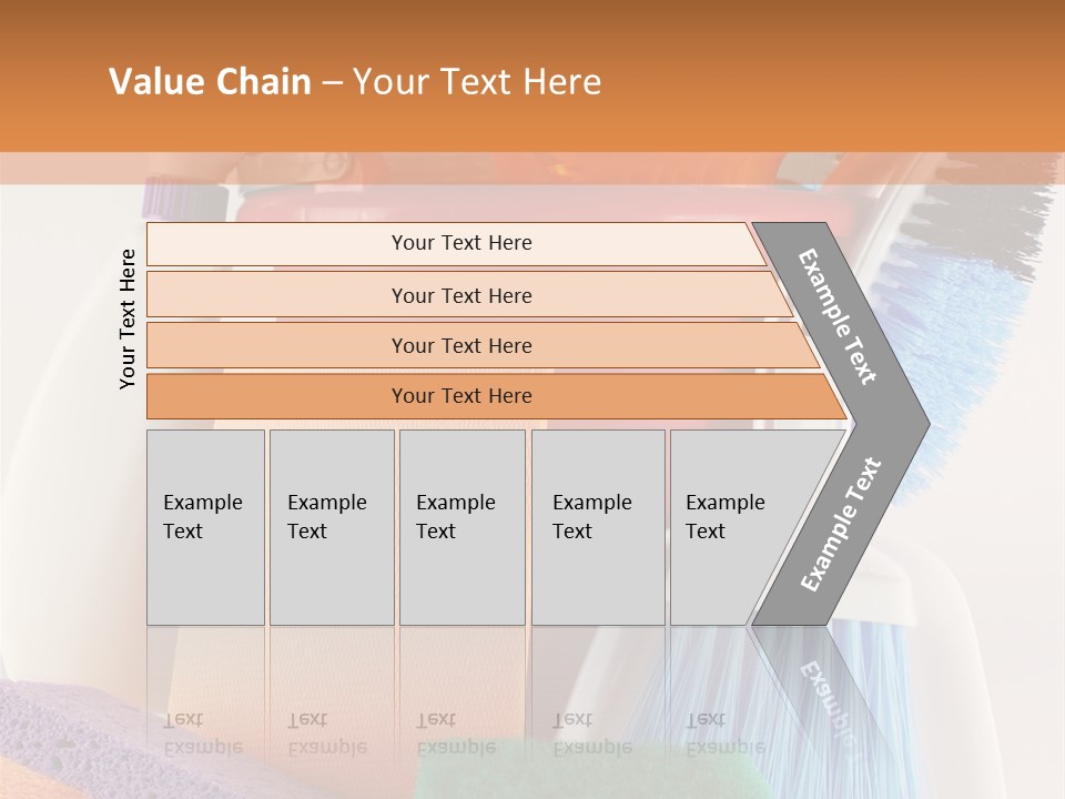 Bucket Housework Polish PowerPoint Template