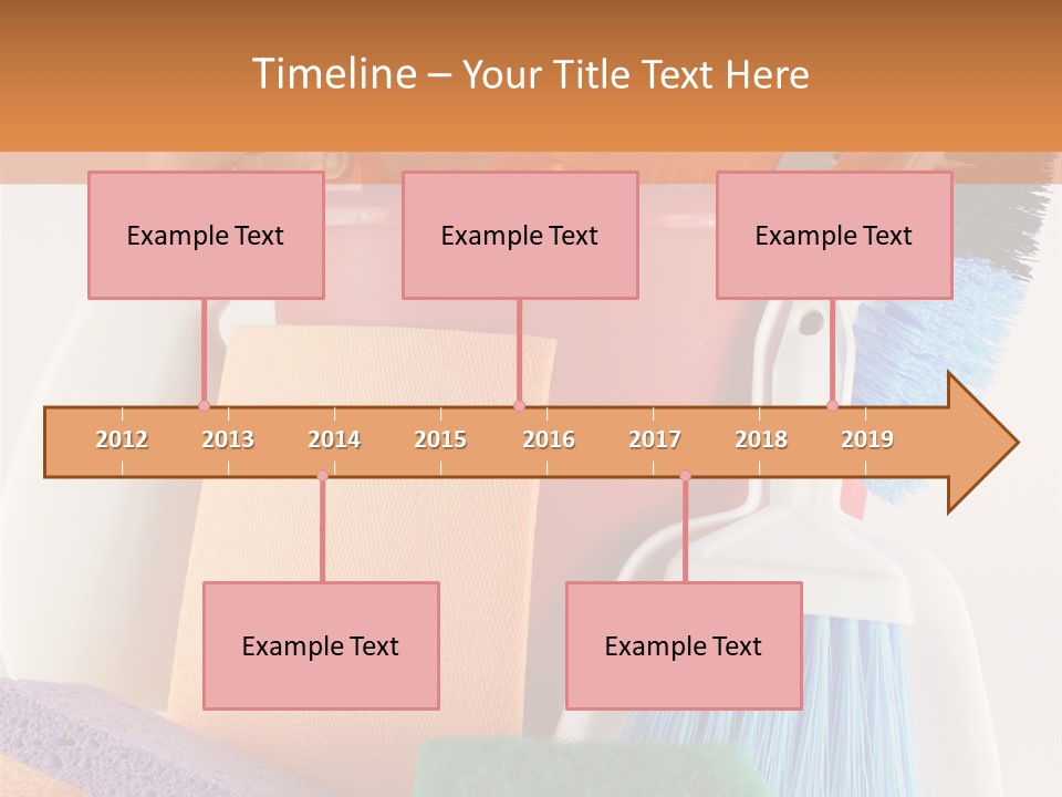 Bucket Housework Polish PowerPoint Template