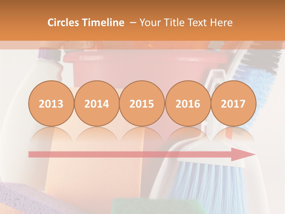 Bucket Housework Polish PowerPoint Template