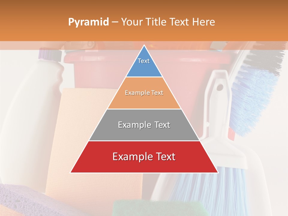 Bucket Housework Polish PowerPoint Template