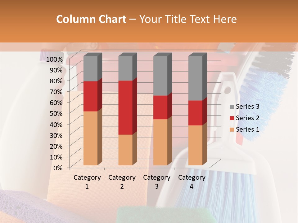 Bucket Housework Polish PowerPoint Template