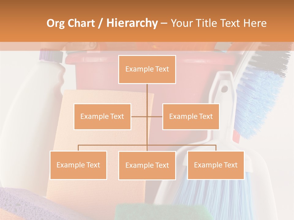 Bucket Housework Polish PowerPoint Template