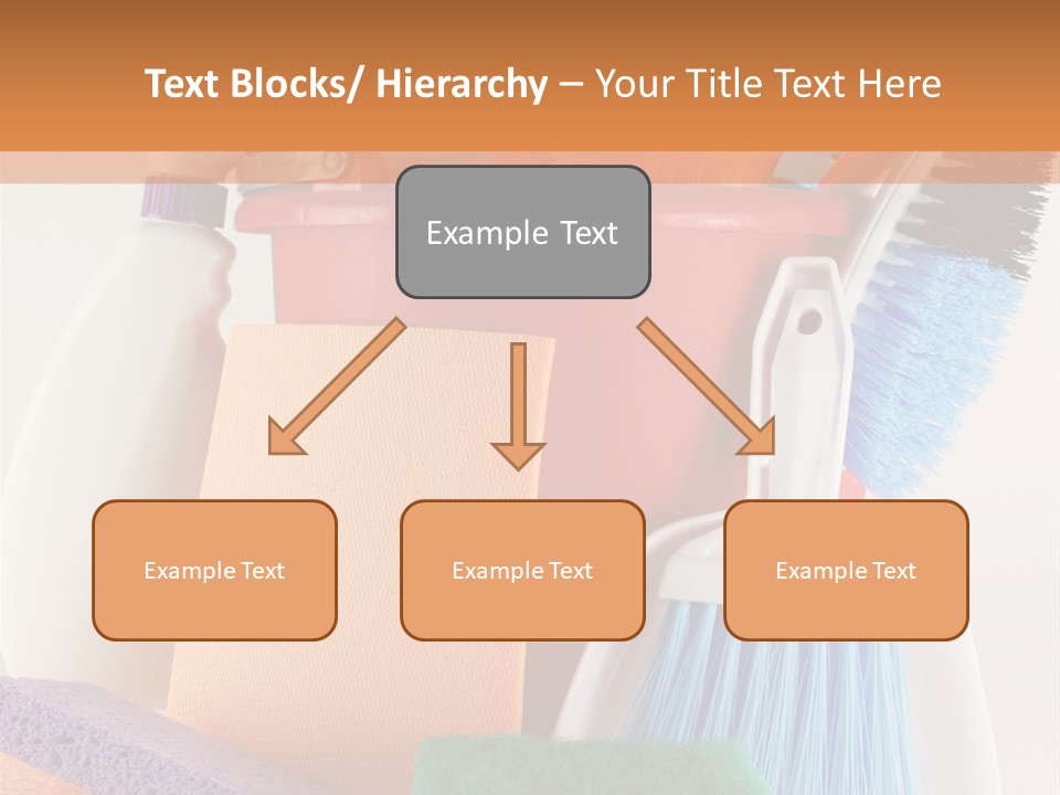 Bucket Housework Polish PowerPoint Template