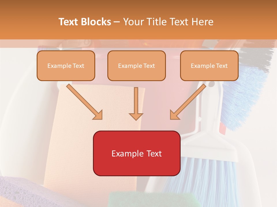 Bucket Housework Polish PowerPoint Template