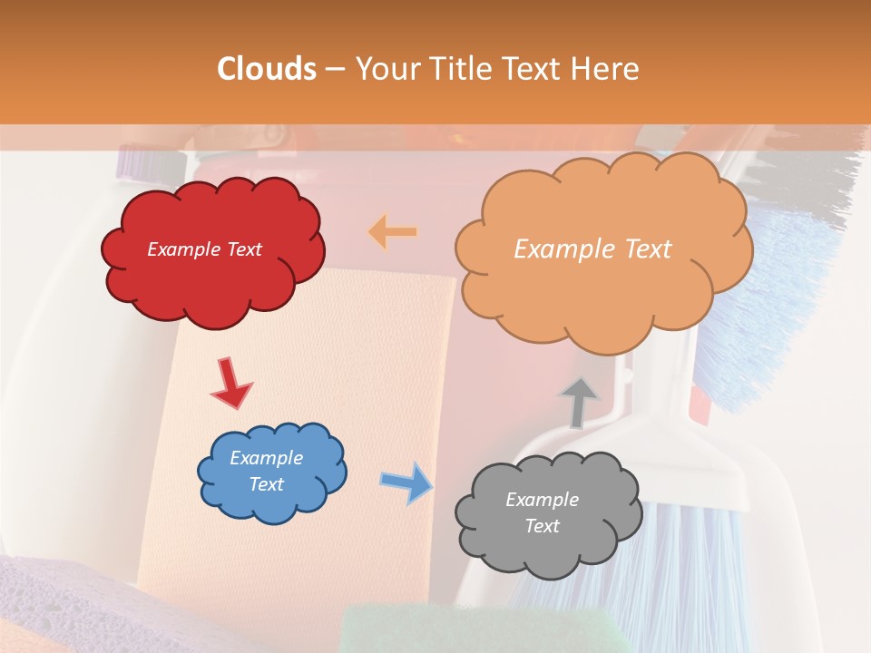 Bucket Housework Polish PowerPoint Template