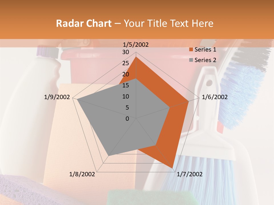 Bucket Housework Polish PowerPoint Template