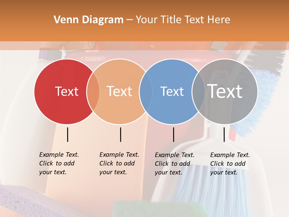 Bucket Housework Polish PowerPoint Template