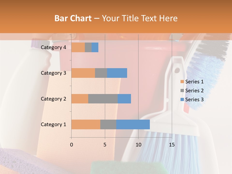Bucket Housework Polish PowerPoint Template