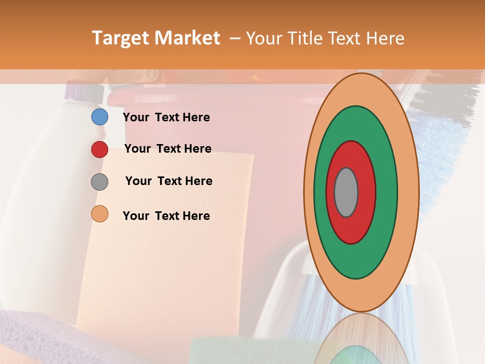 Bucket Housework Polish PowerPoint Template