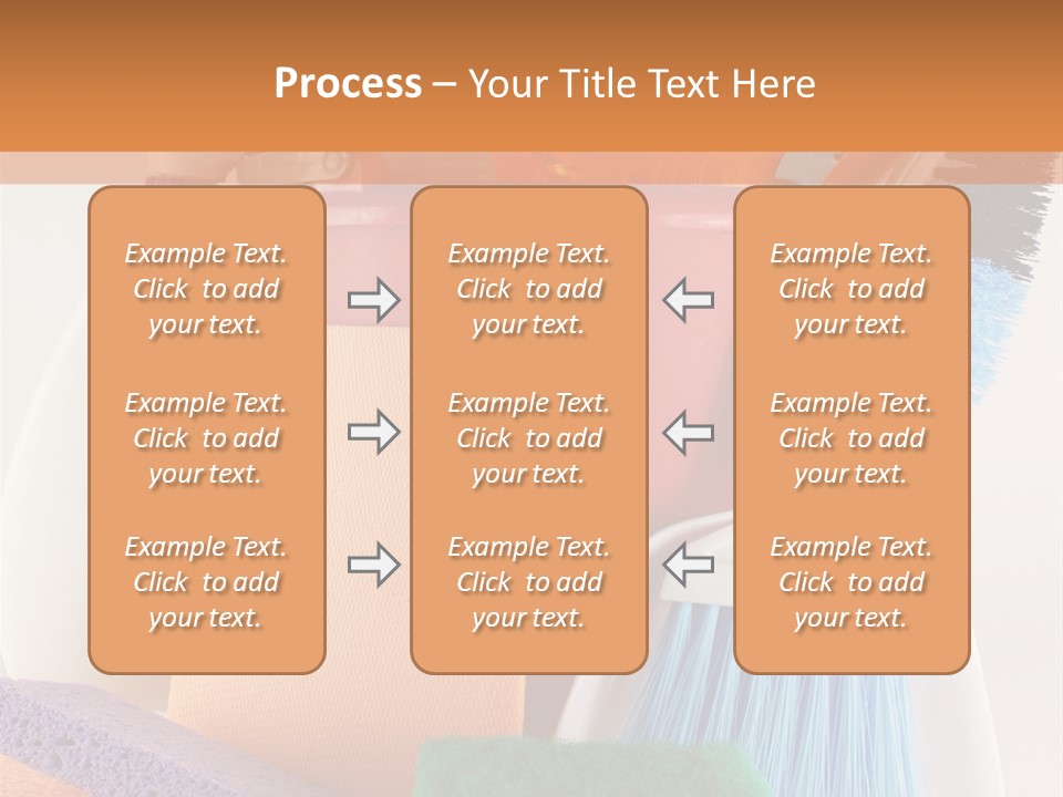 Bucket Housework Polish PowerPoint Template