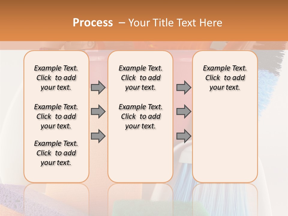 Bucket Housework Polish PowerPoint Template