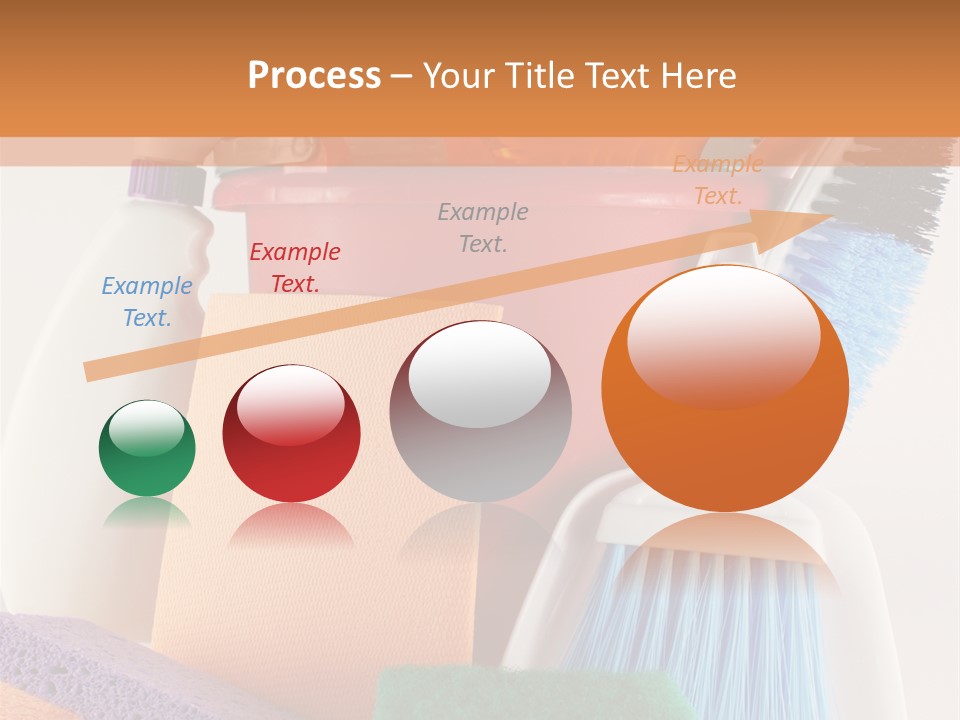 Bucket Housework Polish PowerPoint Template