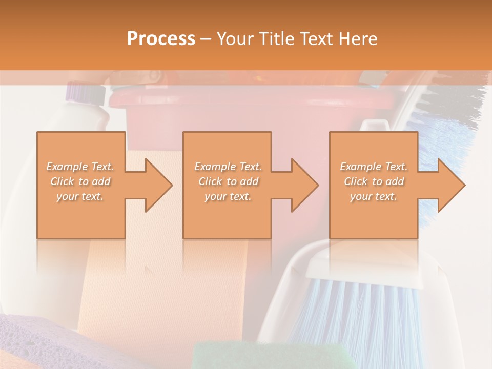 Bucket Housework Polish PowerPoint Template