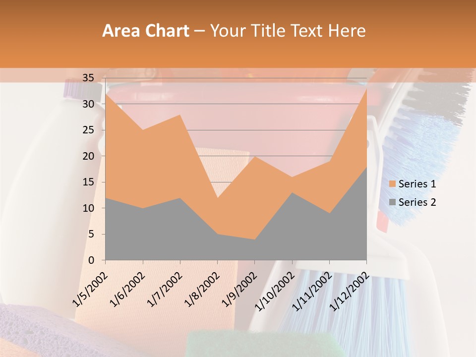 Bucket Housework Polish PowerPoint Template