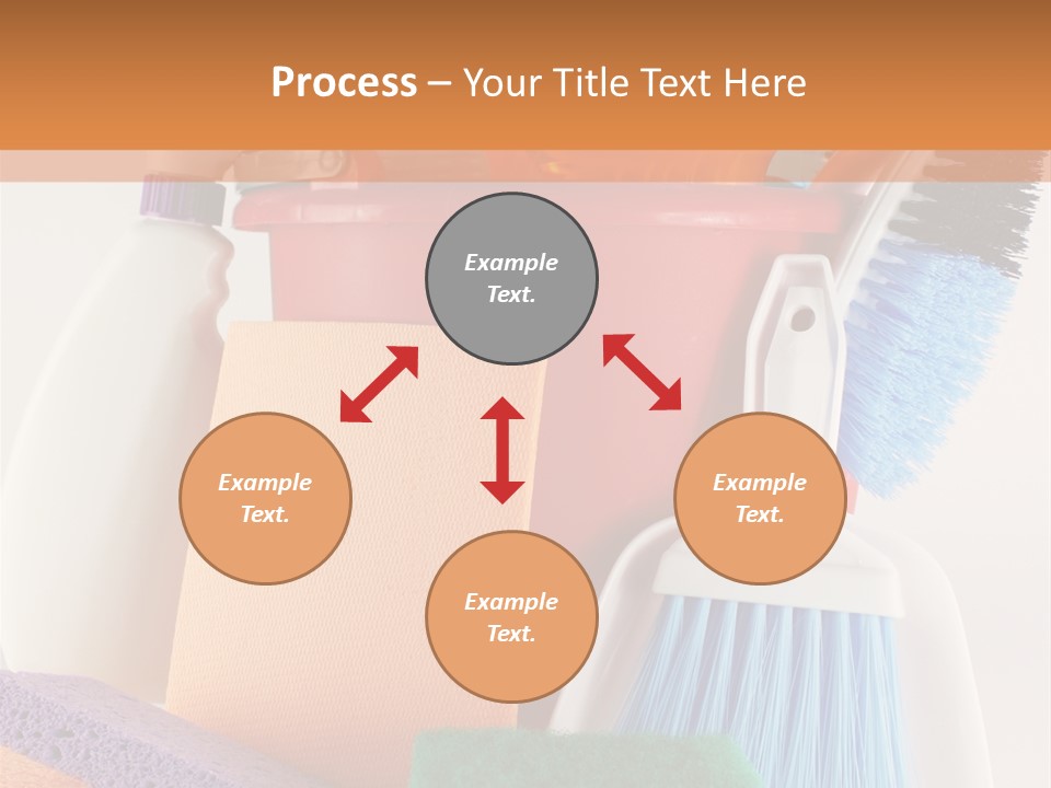 Bucket Housework Polish PowerPoint Template