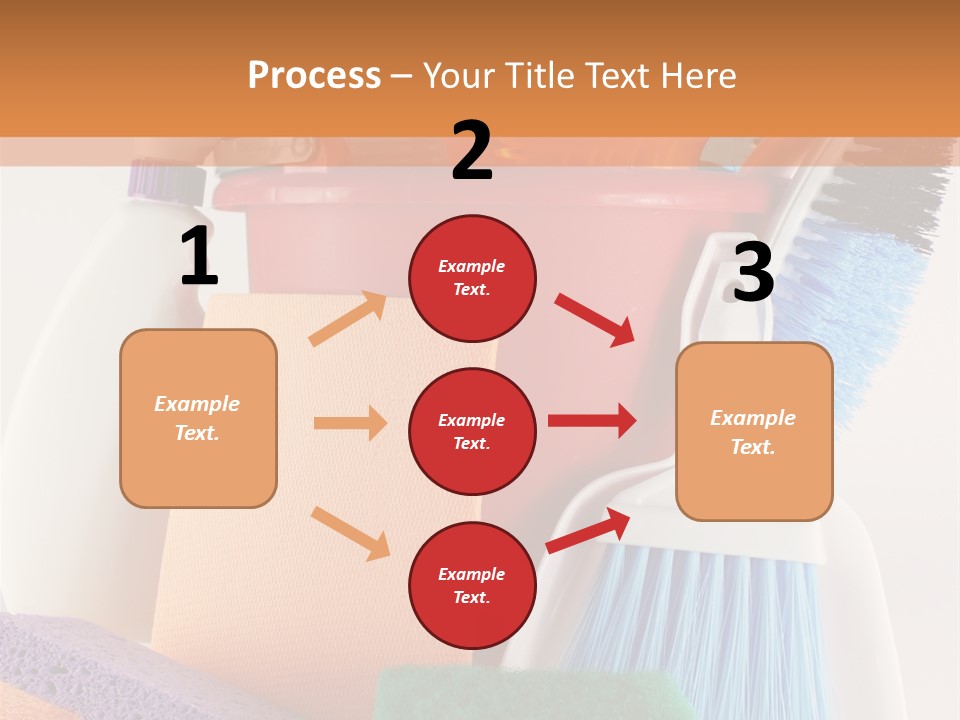 Bucket Housework Polish PowerPoint Template