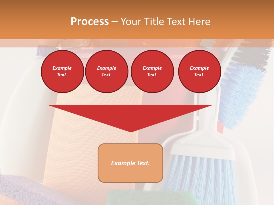 Bucket Housework Polish PowerPoint Template