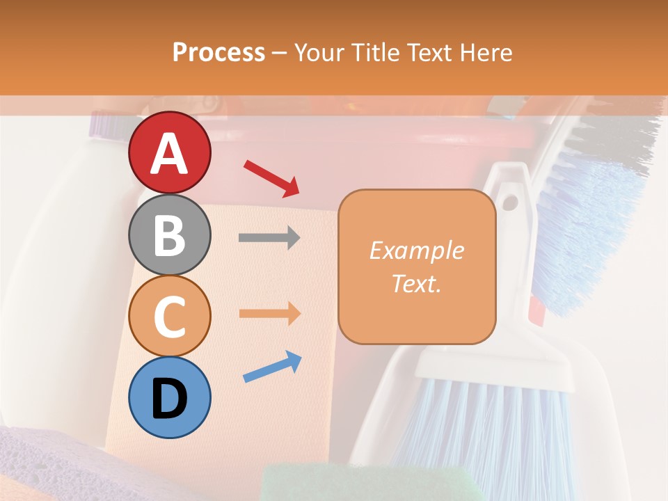 Bucket Housework Polish PowerPoint Template