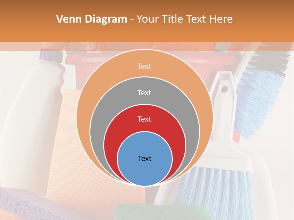 Bucket Housework Polish PowerPoint Template