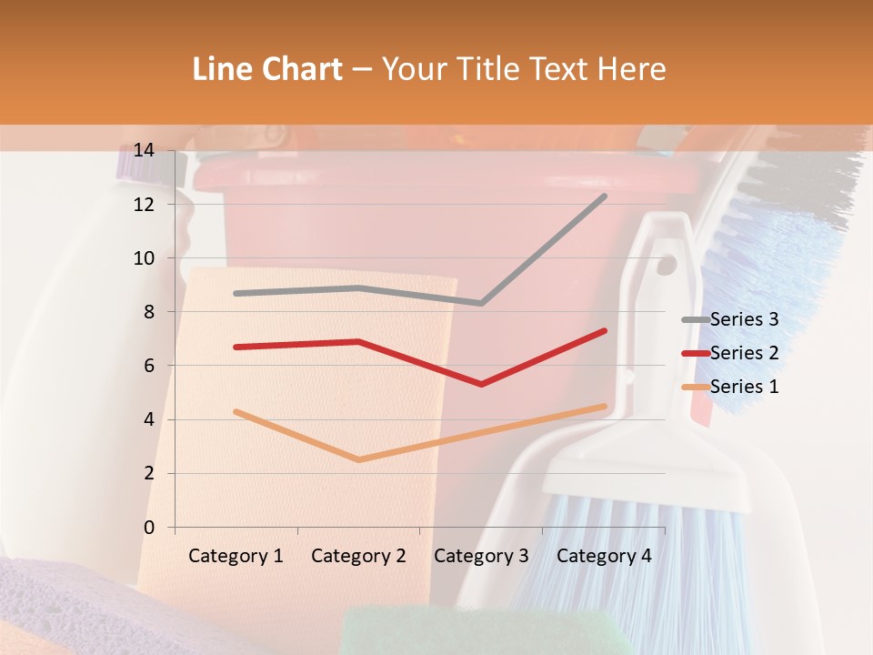 Bucket Housework Polish PowerPoint Template