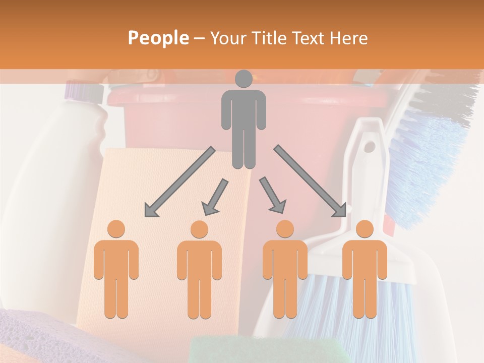 Bucket Housework Polish PowerPoint Template