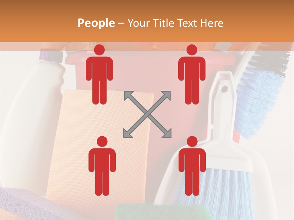 Bucket Housework Polish PowerPoint Template