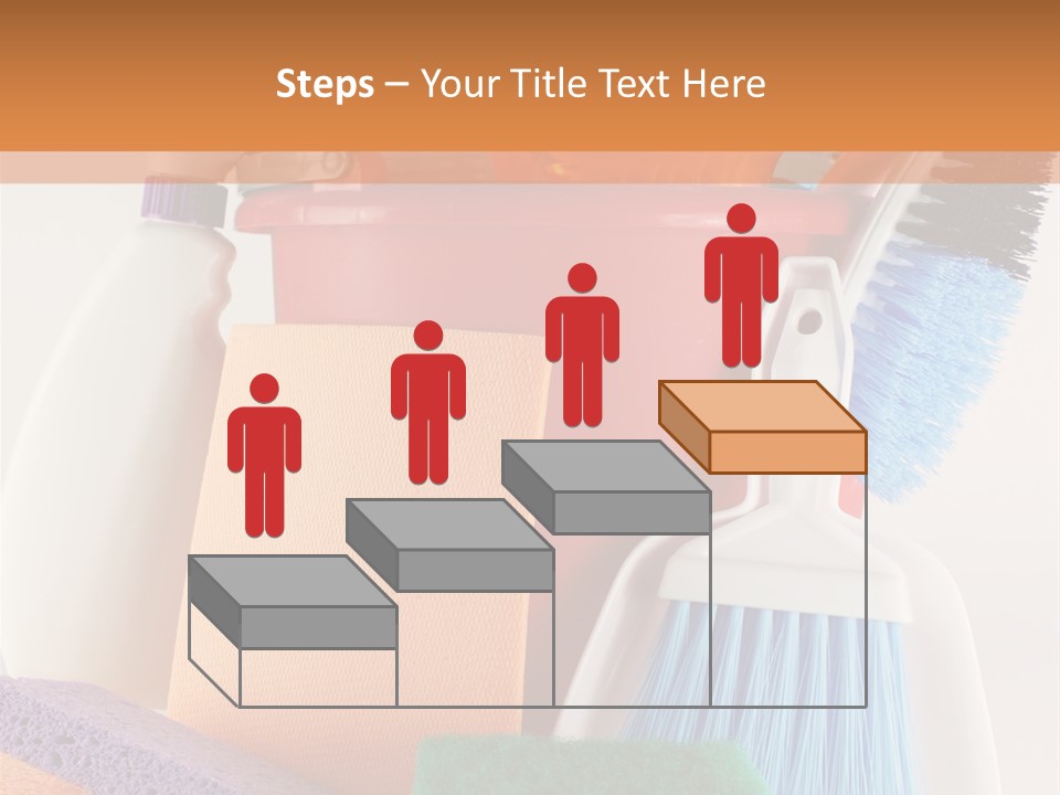 Bucket Housework Polish PowerPoint Template