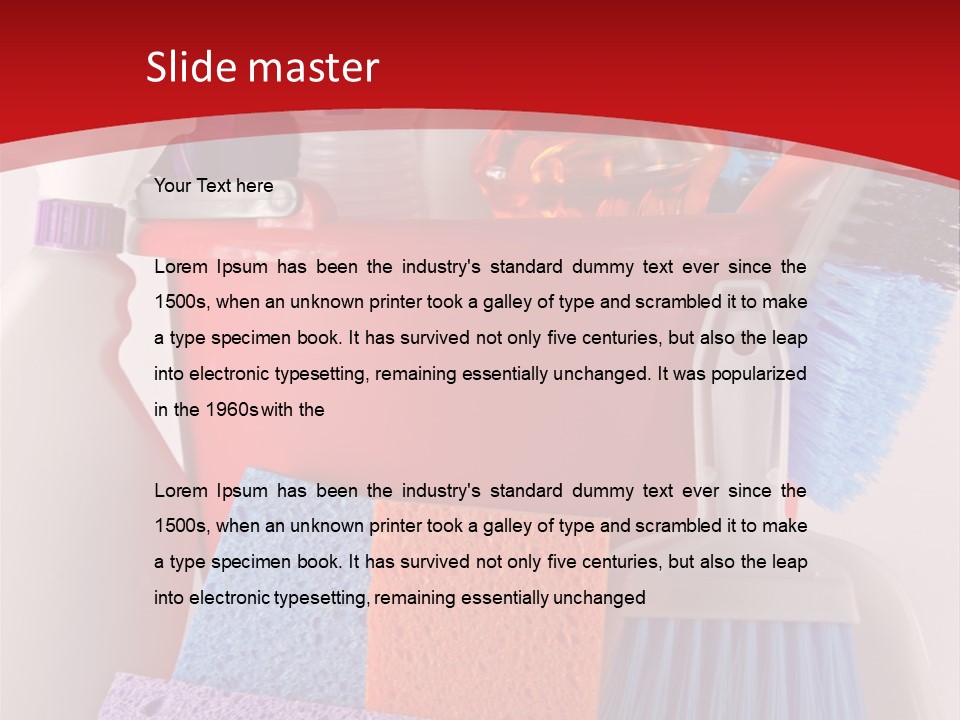 Scrub Spray Upkeep PowerPoint Template