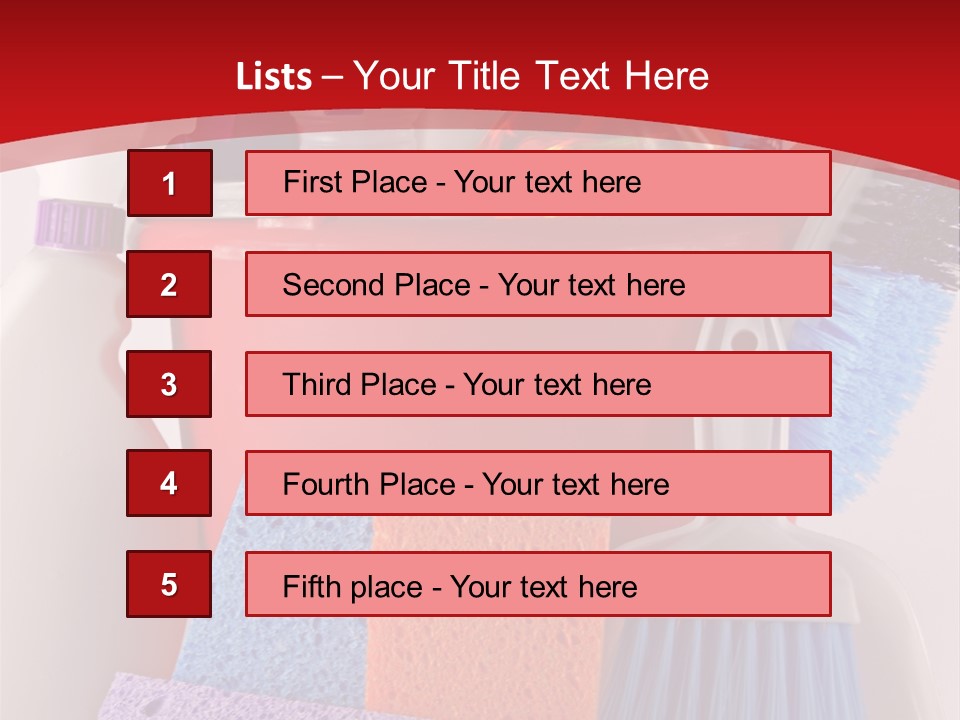 Scrub Spray Upkeep PowerPoint Template