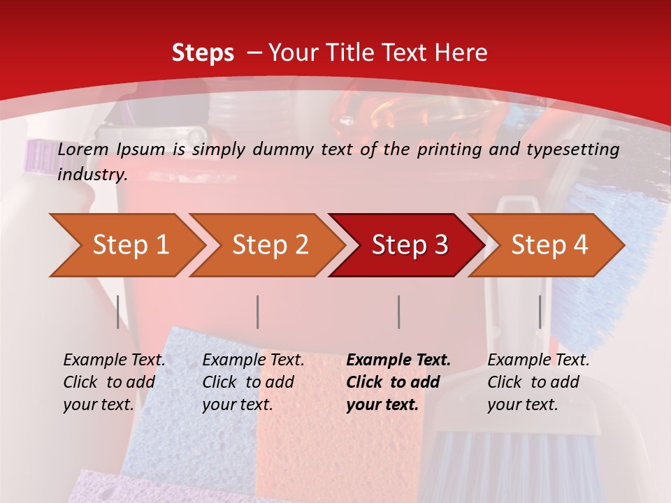 Scrub Spray Upkeep PowerPoint Template