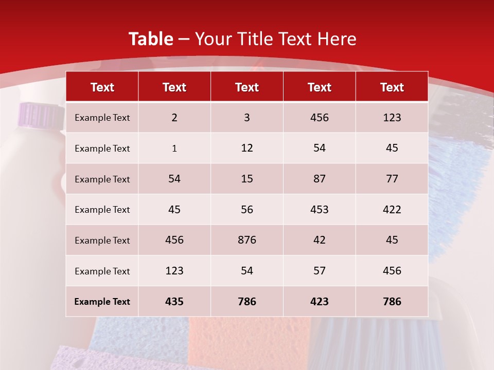 Scrub Spray Upkeep PowerPoint Template