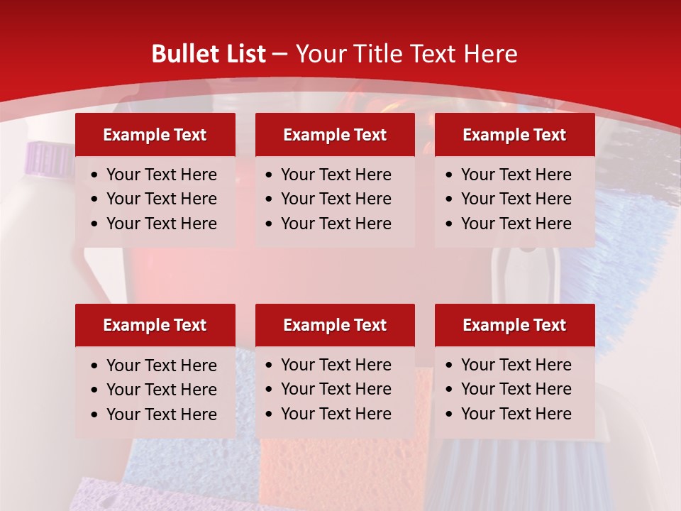 Scrub Spray Upkeep PowerPoint Template