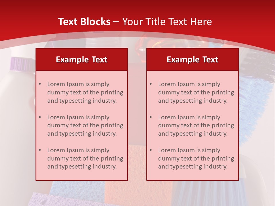Scrub Spray Upkeep PowerPoint Template