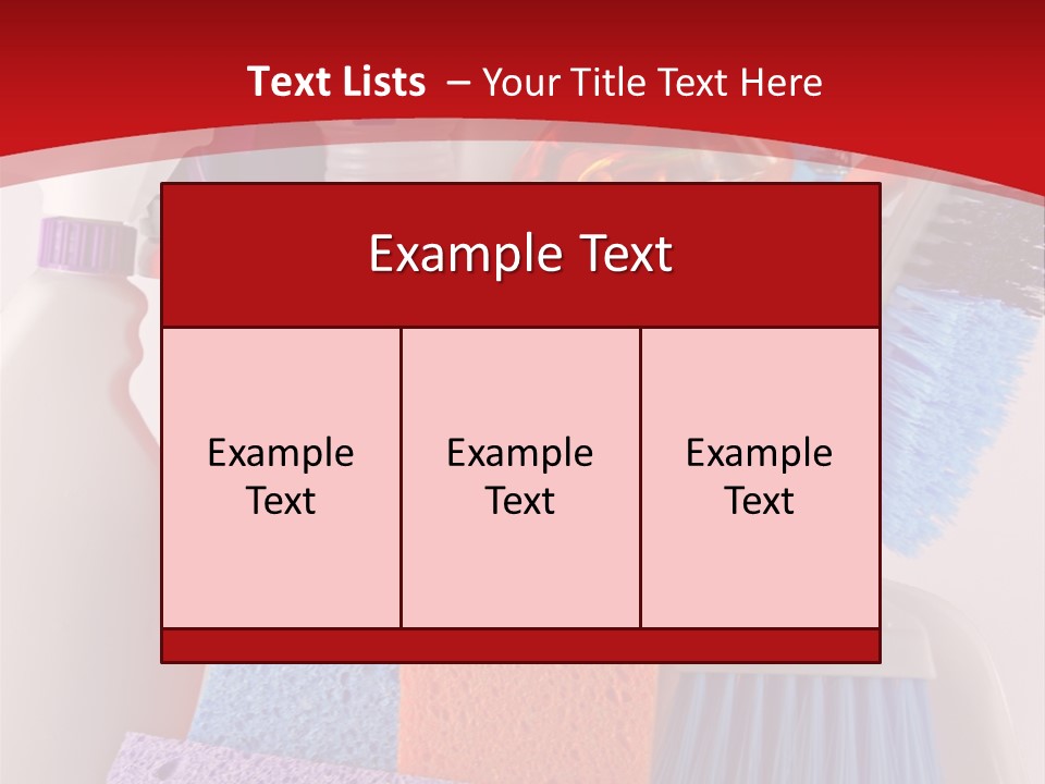 Scrub Spray Upkeep PowerPoint Template